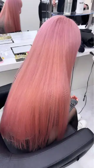 ロング カラー 海外girl/ハイト ーン/riko🫧のヘアスタイル