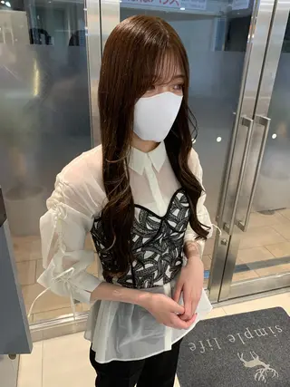 ロング カラー レイヤー/メンズ /髪質改善　廣島公平のヘアスタイル