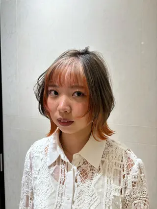 ミディアム カラー kraemer福岡 Narumiのヘアスタイル