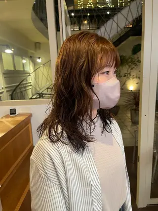 セミロング カラー メイクス表参道所属・ショート/ボブ 矢野湧也のヘアスタイル