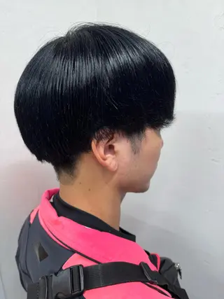 ショート カラー メンズ パーマ/ハイトーン /吉田眞のヘアスタイル