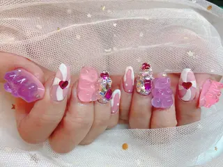 ネイル 長さだし専門店 M2　rikaのネイルデザイン