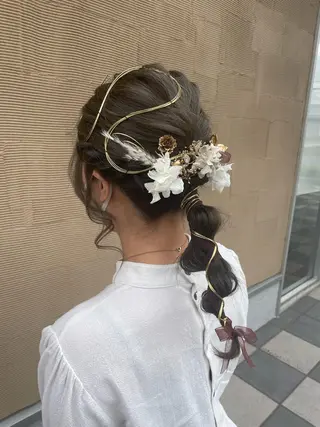 ロング ヘアアレンジ PROGRESS Harukiのヘアスタイル