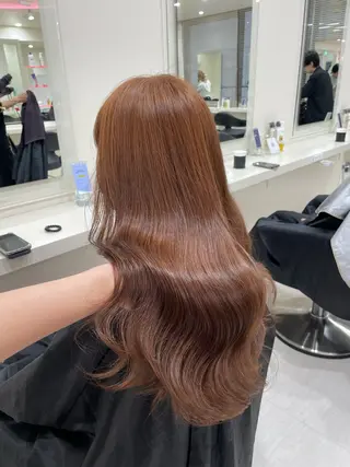 ロング カラー ヘアアレンジ 🎀 yuuka🎀のヘアスタイル