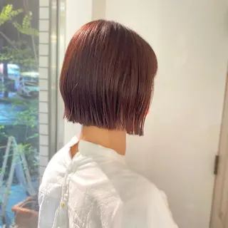 ショート カラー 🍑もも 🍑のヘアスタイル