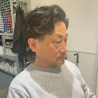 パーマ メンズ 松井 せりのヘアスタイル