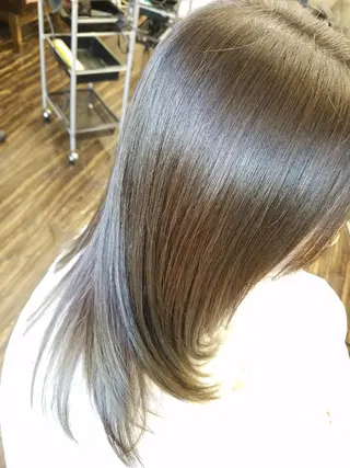 セミロング 大熊 智也のヘアスタイル