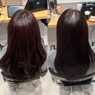 セミロング 髪質改善ヘアケア 艶髪特化/上田のヘアスタイル