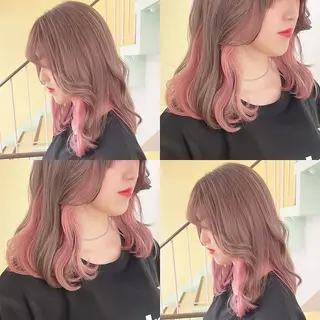 カラー 渋谷:インナーカラー ／🍒エリカ🍒のヘアスタイル