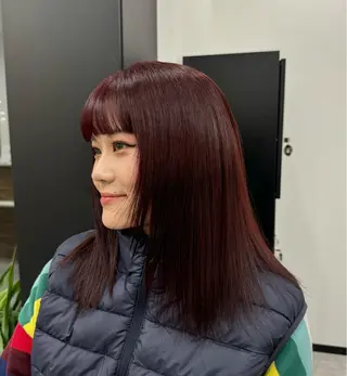 セミロング BELLE by revo所属・𝘀𝗮𝗲/ 艶髪/ショートボブのヘアスタイル