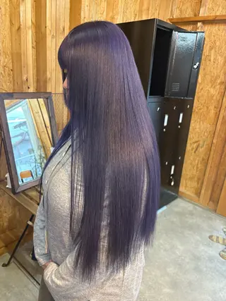 カラー まろみ暖色×ボブ ×chia🕯のヘアスタイル