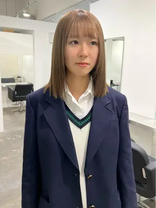 ミディアム カラー XENA表参道 MIKUのヘアスタイル