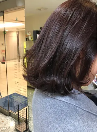 ショート カラー ヘアアレンジ ボブ/ミニボブ/ 立河今日子のヘアスタイル