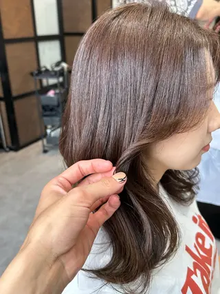 ロング 牧内 拓のヘアスタイル