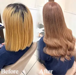 ロング カラー 羽エクステ/シール エクステ/横浜駅5分のヘアスタイル