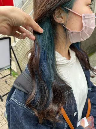 ロング カラー 原宿サロン代表 デザインカラー伊藤卓のヘアスタイル