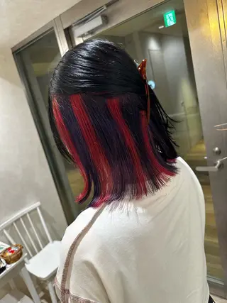 ミディアム カラー デザインカラー🎨 下北沢 / 磯部のヘアスタイル