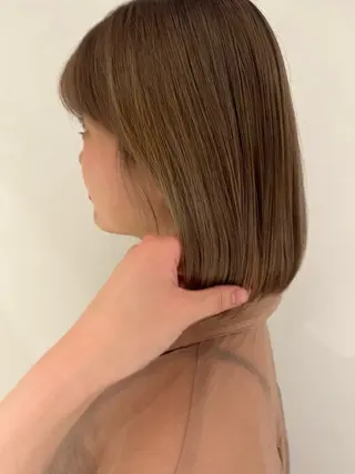 ショート カラー 頭皮につけないカラー /白髪ぼかし/実加永のヘアスタイル