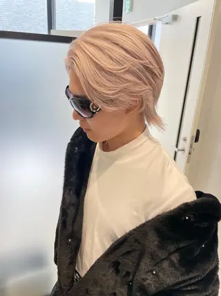 ショート カラー パーマ ヘアアレンジ メンズ メンズ特化 しゅうへいのヘアスタイル