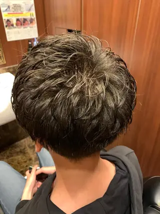 パーマ メンズ premium barber表参道所属・プレミアムバーバー 草野のヘアスタイル