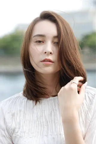 ショート カラー M.SLASH みなとみらい馬車道所属・❄️透明感×艶カラー ❄️Saeのヘアスタイル