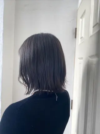 ミディアム カラー 🍑もも 🍑のヘアスタイル