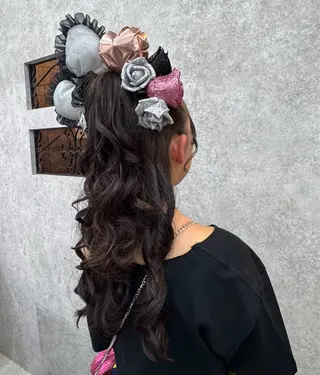 ロング 島崎 穂乃香のヘアスタイル