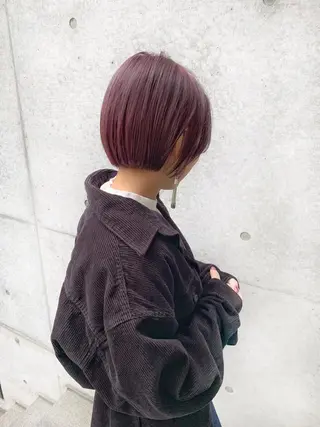 ショート カラー clomus所属・YUKA艶髪 🌸寛ぎ部屋のヘアスタイル