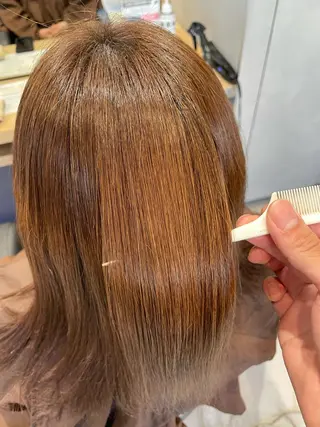 ミディアム 髪質改善美容師 中村　一のヘアスタイル