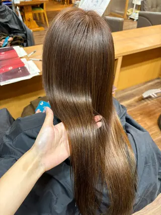 ロング 中野 里咲のヘアスタイル