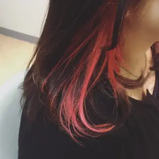 ミディアム セミロング ロング カラー 🌹ハッシュカット、 レイヤー韓国ヘア🌹のヘアスタイル