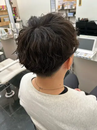 パーマ メンズ 髪質改善⭐️縮毛 🫧内藤紅葉のヘアスタイル