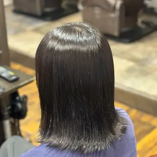 ミディアム カラー Luce川崎 クロサワのヘアスタイル