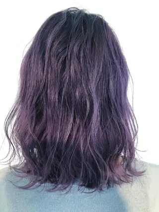 ミディアム ❄️冬の透け感カ ラー❄️HIDEKAのヘアスタイル