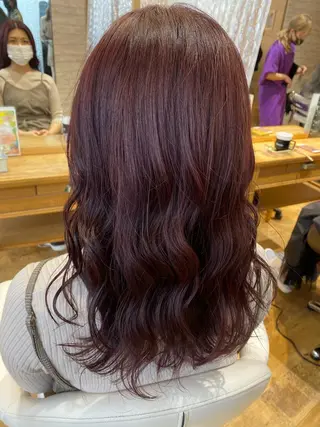 ミディアム カラー ウルフ🐺/ボブ ハイトーン🌈/増田のヘアスタイル