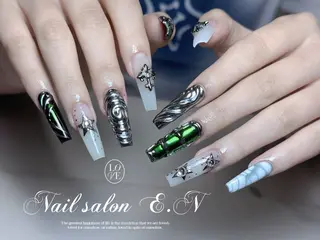 ネイル E.N🦋 長さ出し/持ち込みのネイルデザイン