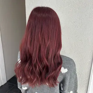 セミロング カラー 💗モテガーリー💗 rumi♡のヘアスタイル