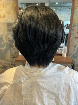 ショート 安田 純香のヘアスタイル