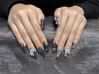 ネイル Hana Bloom Nail💜Akiのネイルデザイン