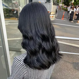 セミロング カラー ヘアアレンジ Ella所属・nana【艶髪】/ レイヤー/縮毛矯正のヘアスタイル