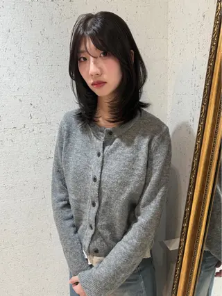 ミディアム カラー mai / linoah˚✧のヘアスタイル