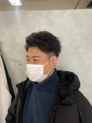 メンズ フリーランスシェアサロンルレイル所属・心斎橋/メンズ /ルレイル/地形真希のヘアスタイル