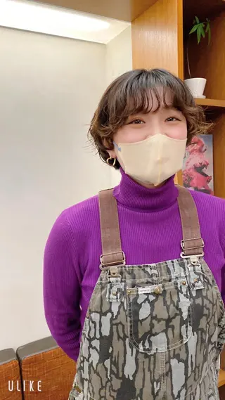 ショート パーマ Paddle所属・似合わせレイヤー/ レイヤーパーマ/高倉のヘアスタイル