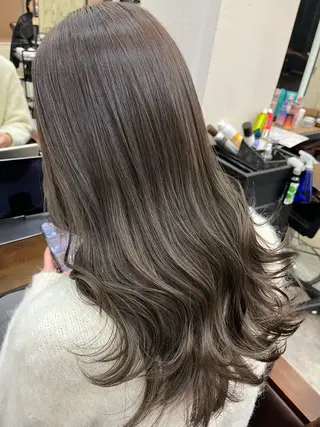 ロング カラー 艶髪矯正/髪質改善 カイトのヘアスタイル