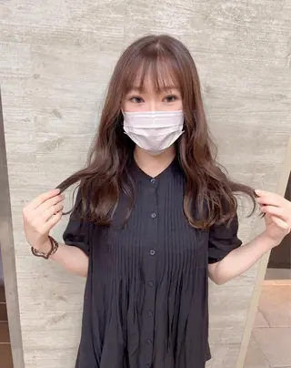 ロング カラー HAIR LOUNGE Run Ways所属・Shiho 🦋 ／透明感カラーのヘアスタイル