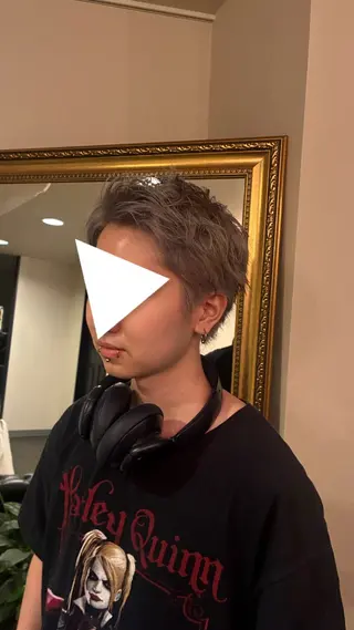 カラー メンズ ✂︎✂︎MOMO池袋 EMANON③🩵のヘアスタイル