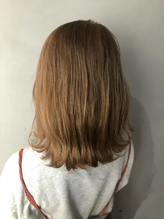 ミディアム カラー レイヤー/髪質改善/ ブリーチ/コタケのヘアスタイル