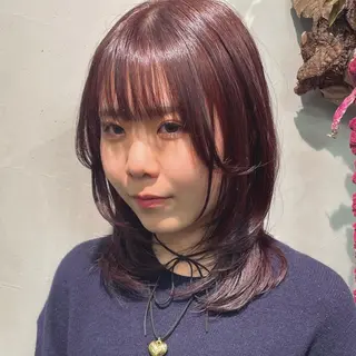 ミディアム カラー RorriM natsuのヘアスタイル