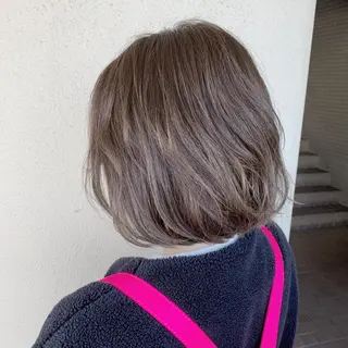 ショート カラー 本町/新町/心斎橋 透明感カラーSANCのヘアスタイル