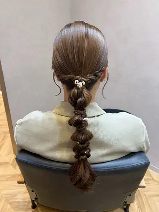 ロング ヘアアレンジ "今"だけでない美髪 KOTOMIのヘアスタイル